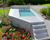Piscina rectangular de poliéster con escalera