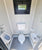 CONTENEDOR SANITARIO WC - URINARIO- CON DOBLE CABINA PARA (HOMBRE Y MUJER) 240X120M