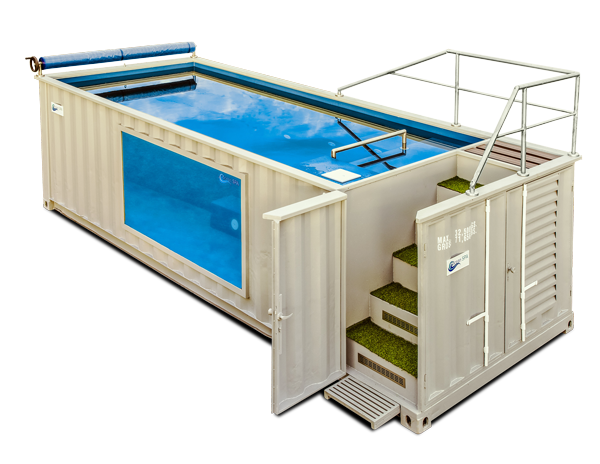 PISCINA CONTENEDOR PANORÁMICA DE 6M